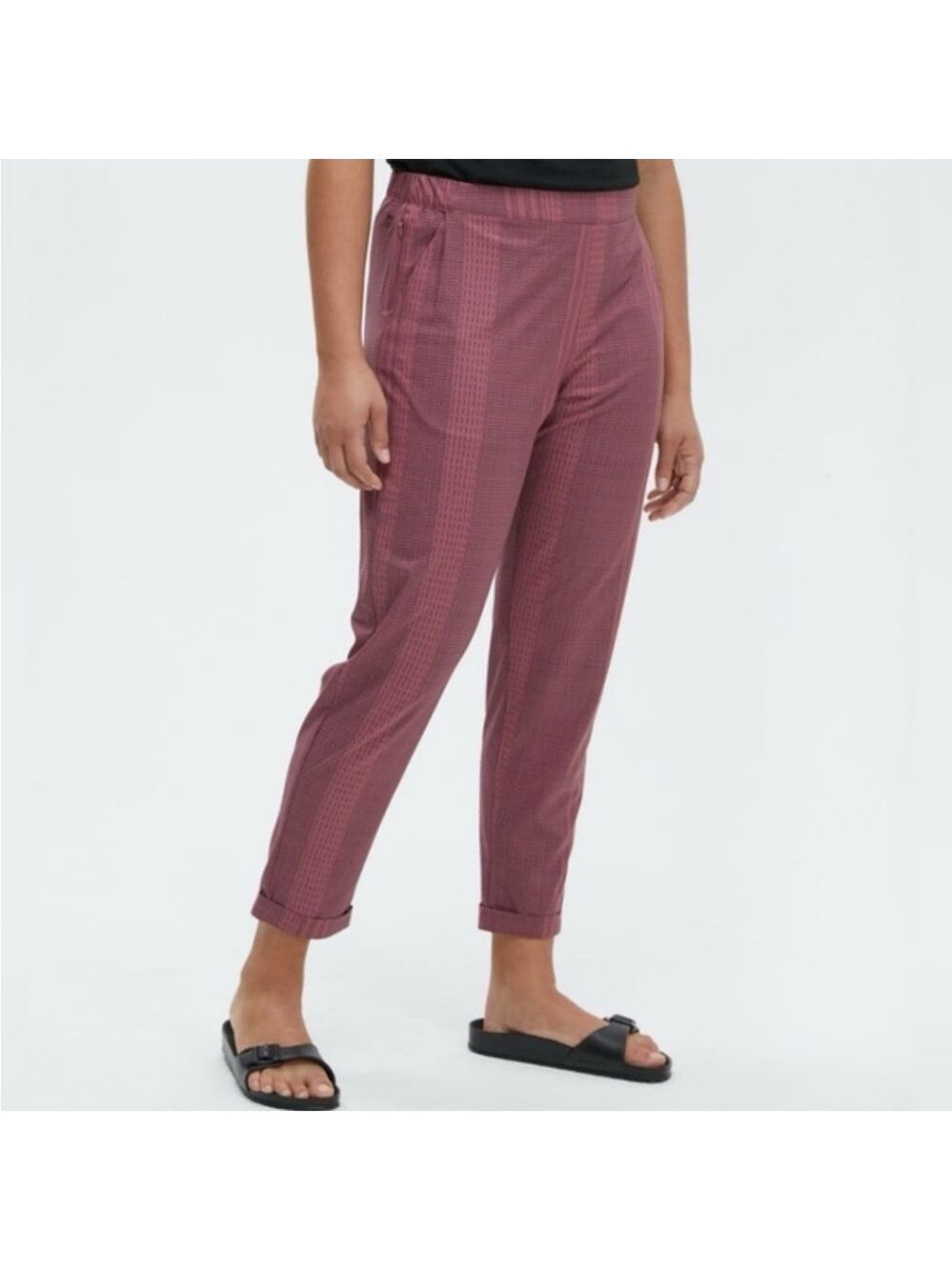 MEC Timeless Pants Dusty Rose Slim Fit Womens Medium lightweight sporty Gorpcore